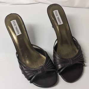 Steve Madden heels, brown, size 9